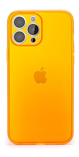 Capa Para Celular Elfo Colors iPhone 13 Pro Max Neon Cor Laranja