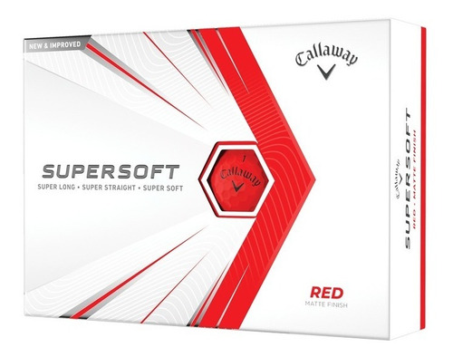 Buke Golf Pelotas Callaway Supersoft Red X 12