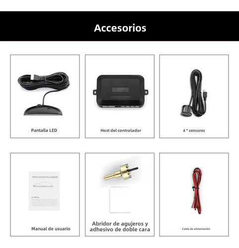 Sensor De Alarma De Retroceso Para Auto Seguridad Precision