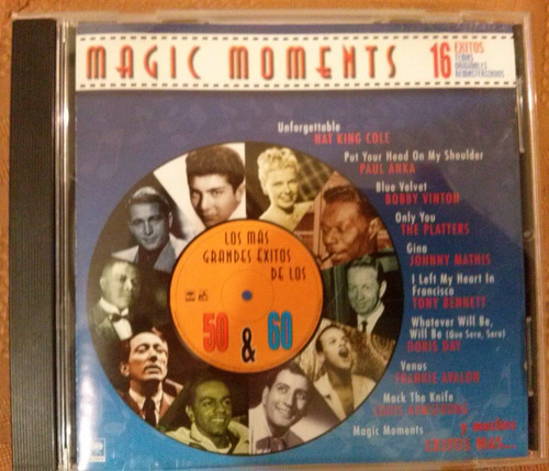 Cd Magic Moments , Mas 2 Cd De Regalo (Usado)