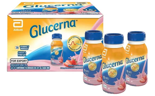 Glucerna Vainilla 237ml Caja Con 16 Piezas 