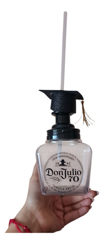 Vaso Con Popote Don Julio 70 P/ Graduación
