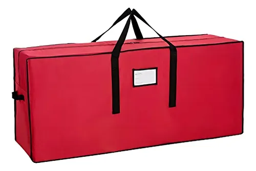 Sattiyrch - Bolsa De Almacenamiento Para Árboles De Navidad, Resistente 600d Oxford Holiday Contenedor Extra Grande De Hasta 15 Cm, Árboles Artificiales Desmontados, 114 X 38 X 50 Cm (m)