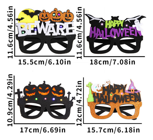 Gafas De Calavera Y Fantasma Para Halloween Niños