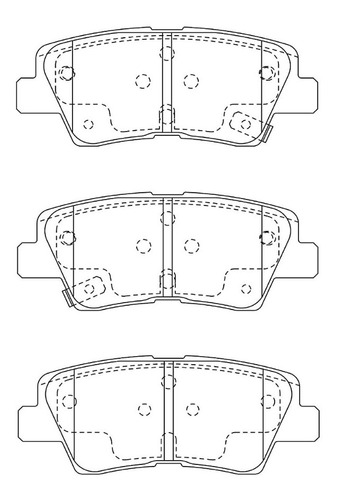 Pastillas De Freno Tras Para Hyundai Veloster 2011 A 2017