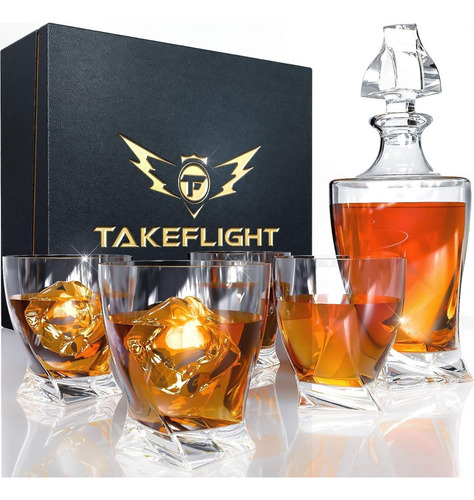 Vasos De Cristal Elegante Whiskera Importado Takeflight