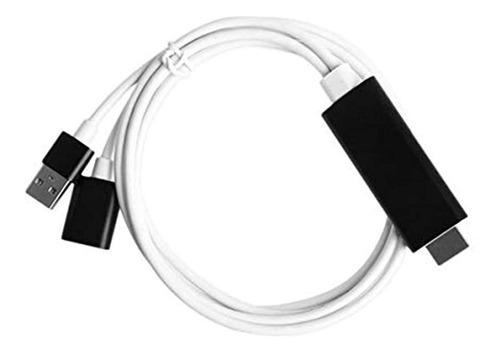 Ukcoco 33 Pies 3 En 1 Usb Hembra A Hdmi Macho Cable Divisor