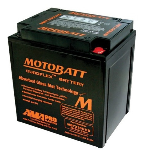 Bateria Motobatt Quadflex 12v 32 Ah Mbtx30uhd 12n24-3 -4