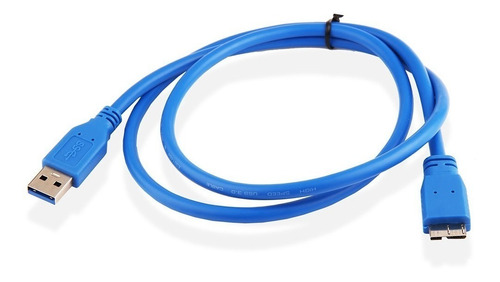 Cable Usb 3.0 Disco Rigido Tipo A/b Azul 1.5 Metro