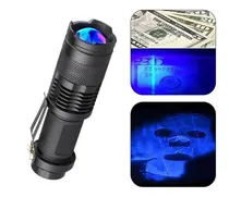 Comprar Linterna Uv 365nm Detector Billetes Portatil - Led Mejorado