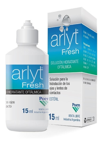 Imagen 1 de 1 de Gotas Lubricantes Y Rehumectantes Lágrimas Arlyt Fresh