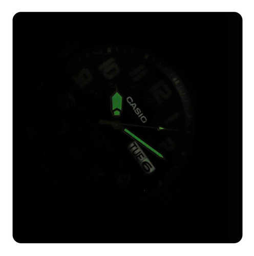 Reloj Casio Mrw200 Correa Tela Verde Fechador 100 Metros