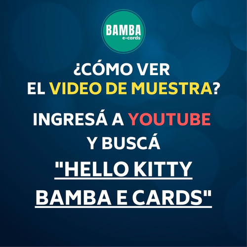 Video Invitación Animada - Cientos De Modelos - Hello Kitty