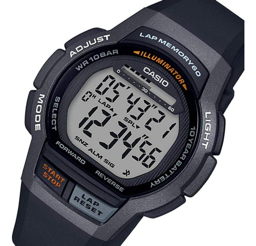 Casio Ws-1000h-1a Lap Memoria Digital Mens Niños Ver Svzx6