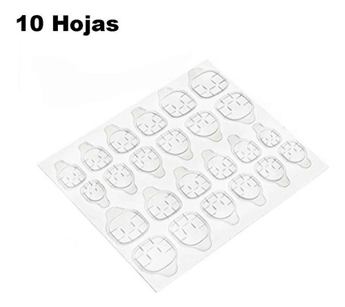 Imagen 2 de 9 de 240 Gomas Adhesiva En Gel Pegante Para Uñas Press On Stickon