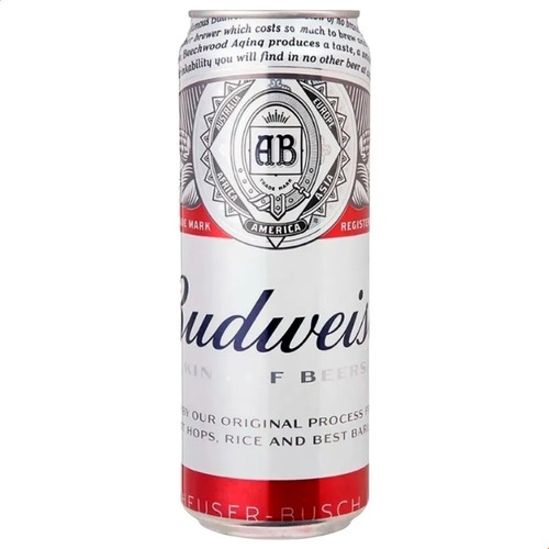 Cerveza Budweiser Rubia Lata - 01almacen