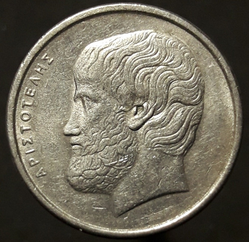 Moneda Grecia 5 Dragmas 1986