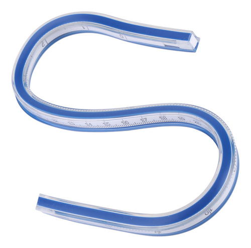 1 Pcs Curva De Plástico Flexible Regla De Regla Drawing