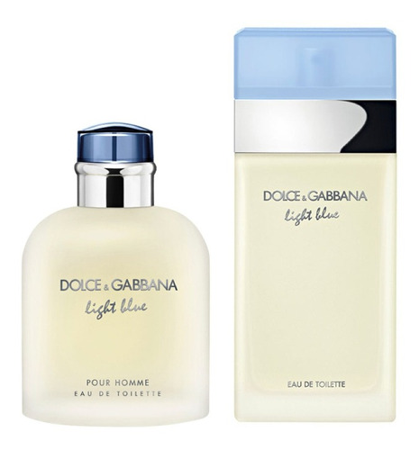 Perfume Hombre Y Mujer Dolce & Gabbana Light Blue Edt Combo