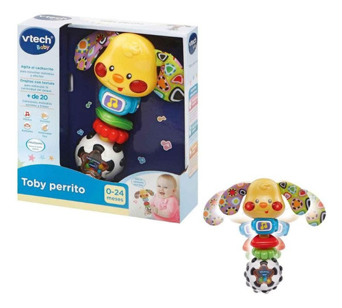 Sonajero Musical Toby Perrito Vtech Luces Canciones Melodias