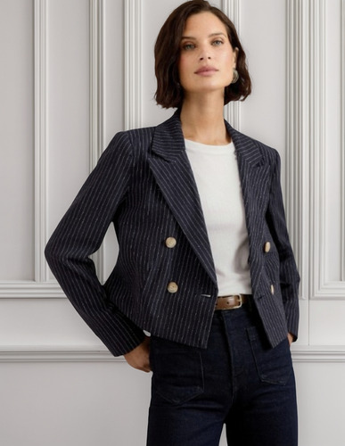 Blazer Saquito Casual Corto Mujer