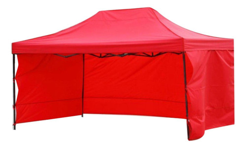 Carpa Toldo Plegable Con Paredes 3x4.5 Lona Impermeable