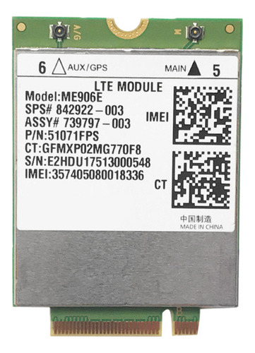 Módulo Me906e 4g Lte Wcdma/hsdpa/hsupa/hspa+ Gprs/edge Ngff