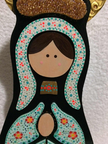 Virgen Del Valle Tipo Rompecabezas En Mdf Desy´s Art