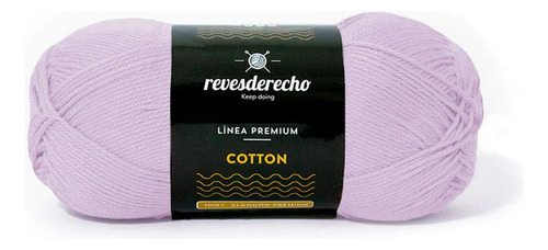 Algodon Cotton Premium Revesderecho 100 Gramos Color Lila Claro