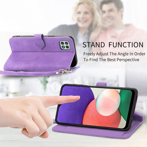 Compatível Com Samsung Galaxy A22 5g, Bolsa Com Zíper, Supor