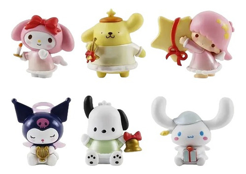 Kuromi Y Sus Amigos Set De 6 Figuras Colección