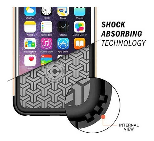 . Funda Caseology Dual Layer Oro Para iPhone 6 Y 6s