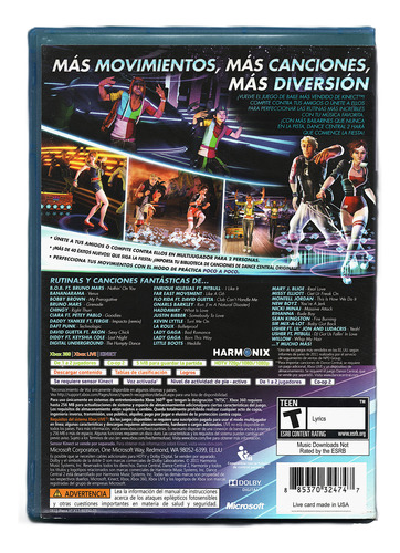 Cámara Sensor Kinect De Xbox 360 (original) +2 Juegos (Usado)
