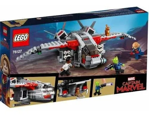 Lego Marvel 76127 Capitana Marvel Y Skrull Attack Original