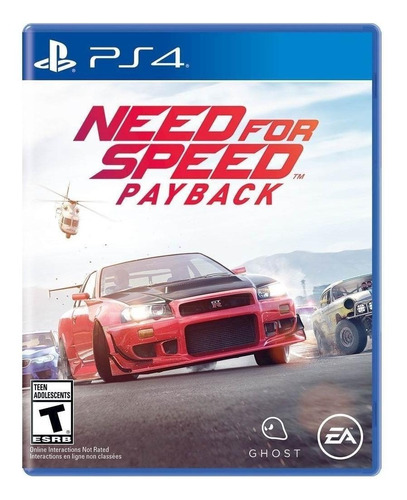 Need For Speed Payback - Ps4 - Mídia Física - Lacrado