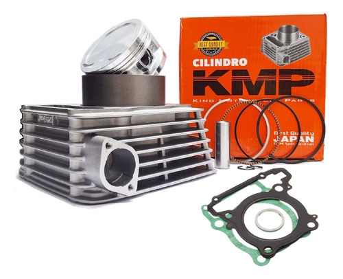 Kit Cilindro Cb 300 (09-15) Pistão Anéis E Juntas Kmp