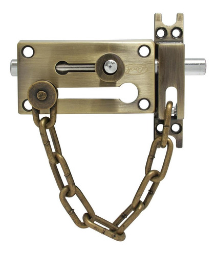 Pasador Lock L048lab C/cadena Laton Antiguo
