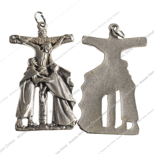 10 Cruz Crucifijo Cristo Crucifixion 40mm Souvenirs Jesus