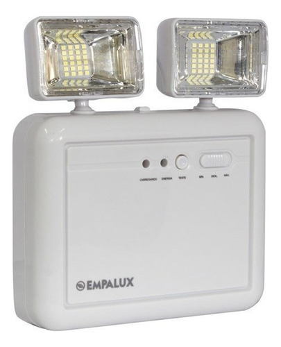 Kit 6 Iluminação De Emergência Farol 2200 Lumens Empalux Cor Branco 127v/220v