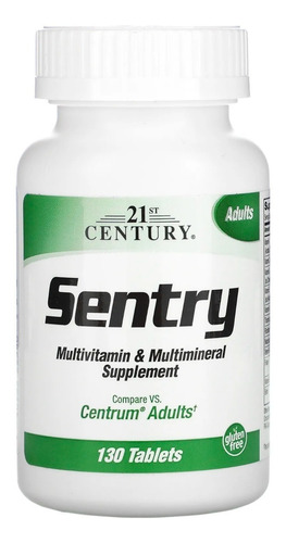 Imagem 1 de 3 de Sentry, Centrum Adulto Multivitamin E Multimineral