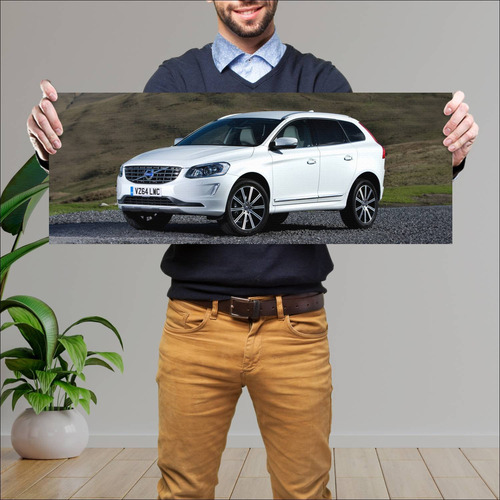 Cuadro 30x80cm Auto 2013 Volvo Xc60 Uk Auto 424