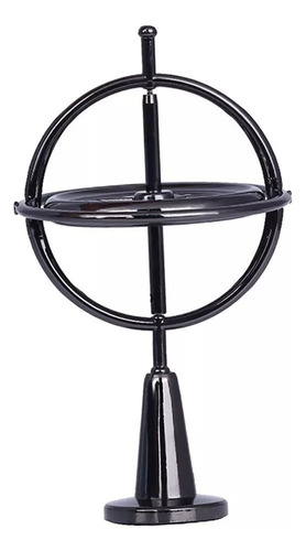 Znnn Fidget Toy Metal Preto / Ideal Para Giroscópio