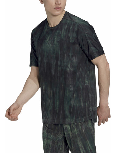 Remera adidas Training Workout Spray Dye Hombre Ng Vo