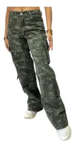 Comprar Wide Leg Cargo Militar Wide Leg Mujee