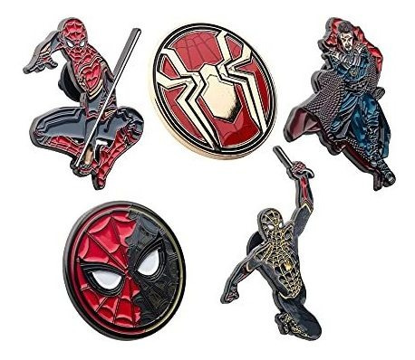 Imagen 3 de 4 de Marvel Studios: Spider-man No Way Home - Juego De 5 Pines