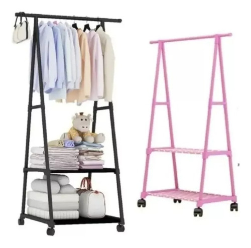 Rack Triangular Ropa Con Ruedas Organizador Closet Recamara