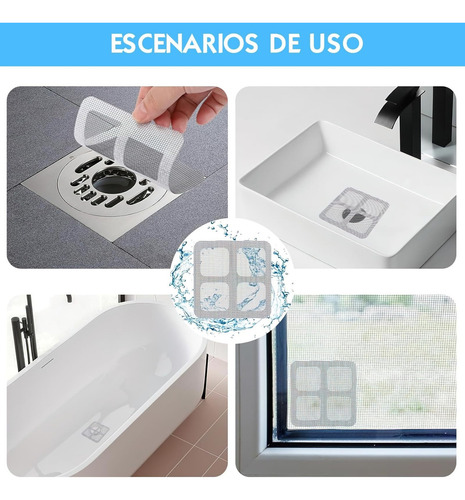 Pegatinas Desechables Para Desagüe De Ducha 50 Piezas