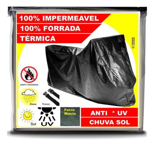 Capa Cobrir Moto Bmw S1000 Anti Uv * Impermeavel Forro Total