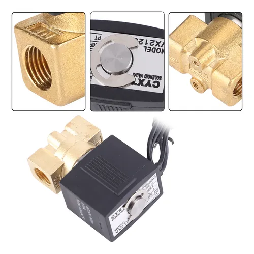 Electroválvula De Acción Directa G1/4 De 2 Vías Normalmente