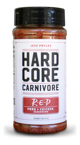 Hardcore Carnivore Rojo: Cerdo, Pollo Y Condimento Para Barb